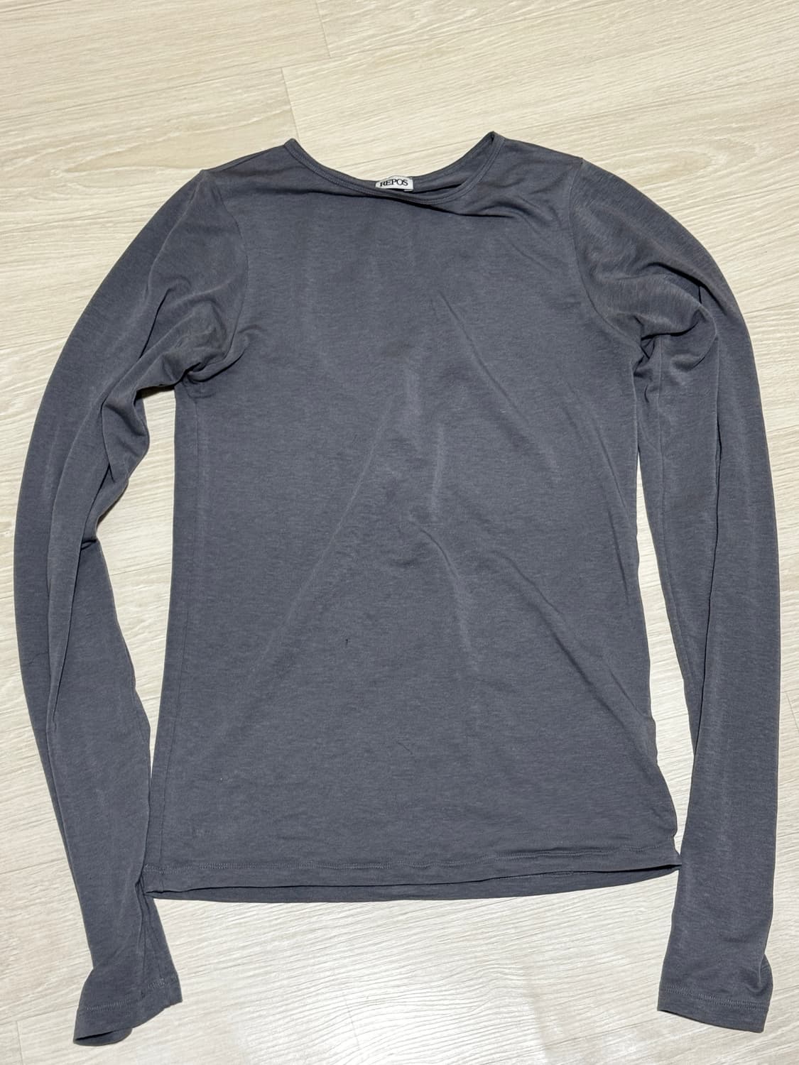 리포스 soft round t-shirt 긴팔 티셔츠  (1회착용) 상품이미지3