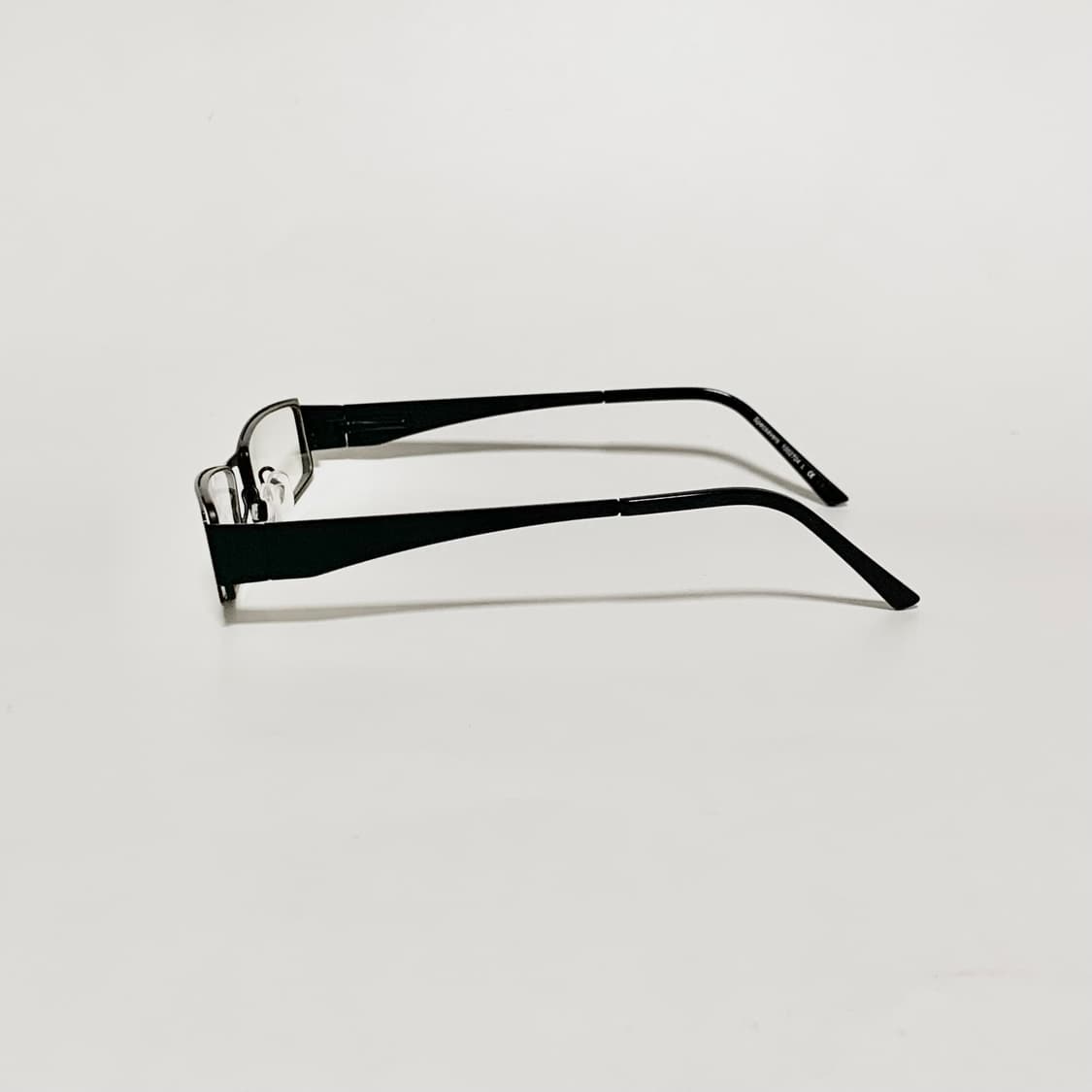 824 안경테 빈티지안경 데드스탁 슬림 사각 안경테 블랙 픽키 상품이미지4
