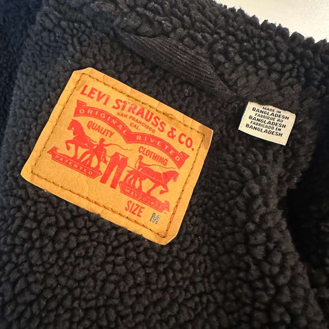 리바이스 코듀로이 쉐르파 트러커 자켓 상품이미지4