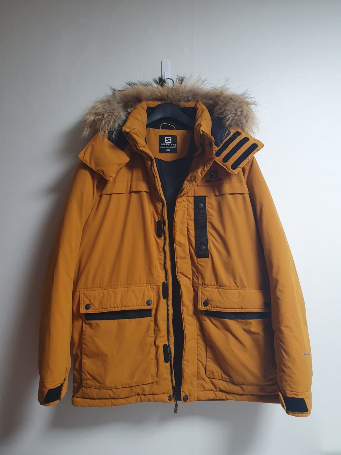 택포 살로몬 패딩 프라임 덕다운자켓 라쿤퍼 105 상품이미지1