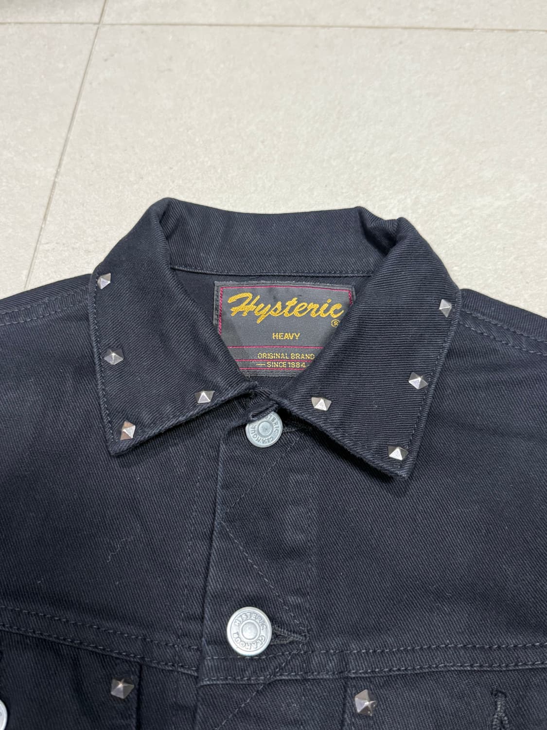 히스테릭 글래머 아카이브 스터드 디테일 데님 자켓 상품이미지4