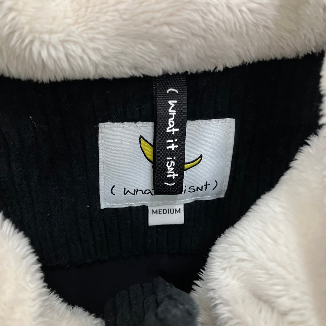 와릿이즌 블랙 코듀로이 패딩 M 상품이미지3