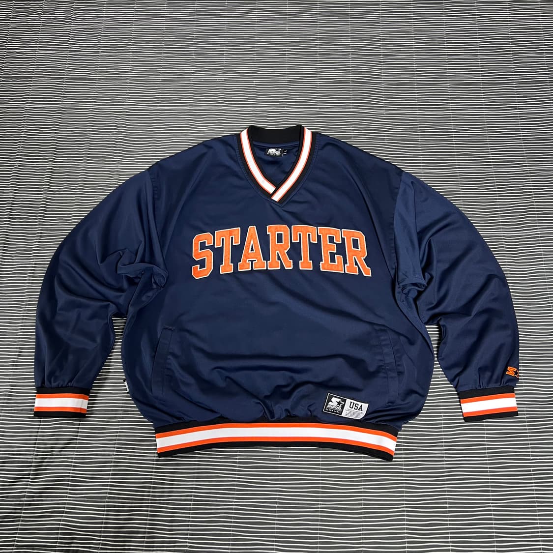 스타터 헤리티지 팀 저지 풀오버 - 네이비 L 상품이미지1