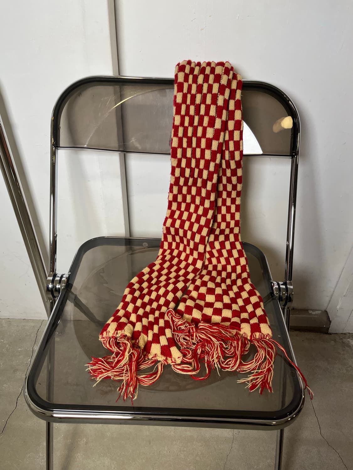 Check Pattern Acylic Muffler 상품이미지3