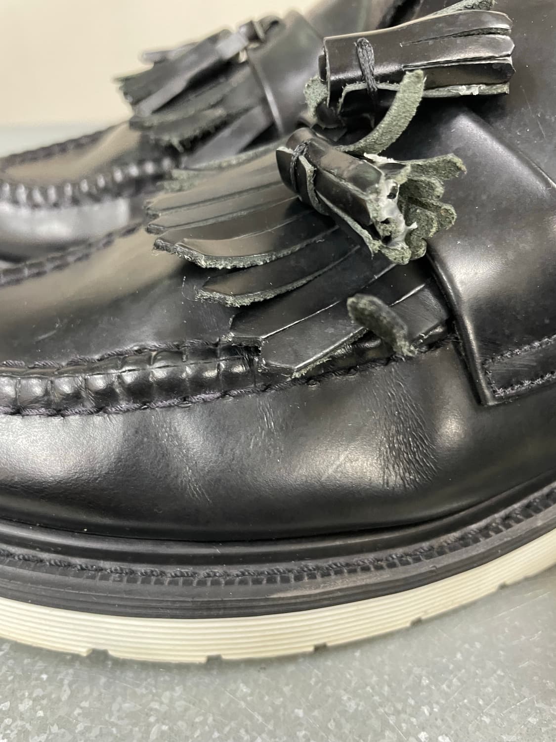 로크 테슬 로퍼 블랙 uk6.5 상품이미지7