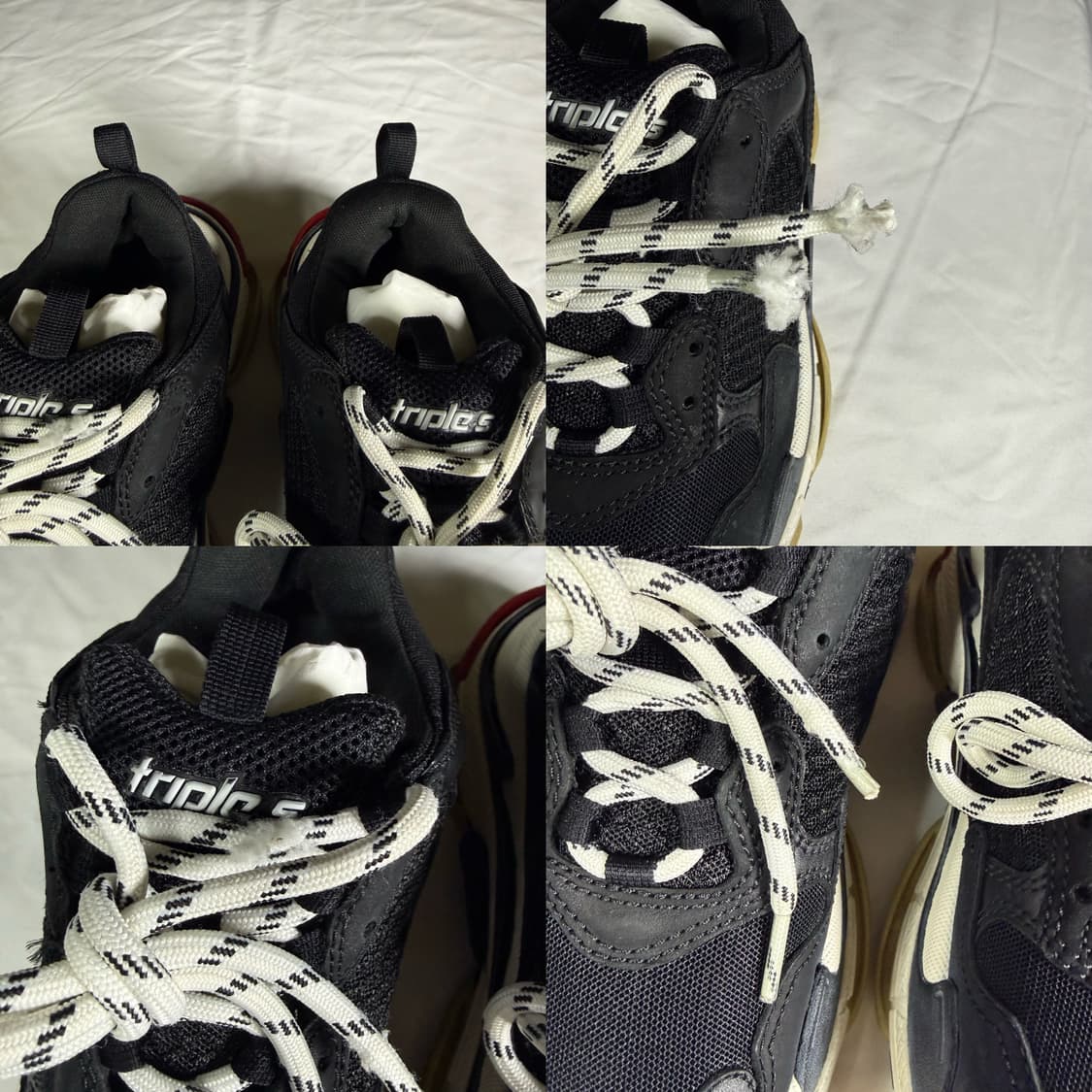 발렌시아가 트리플 S 스니커즈 블랙 상품이미지4