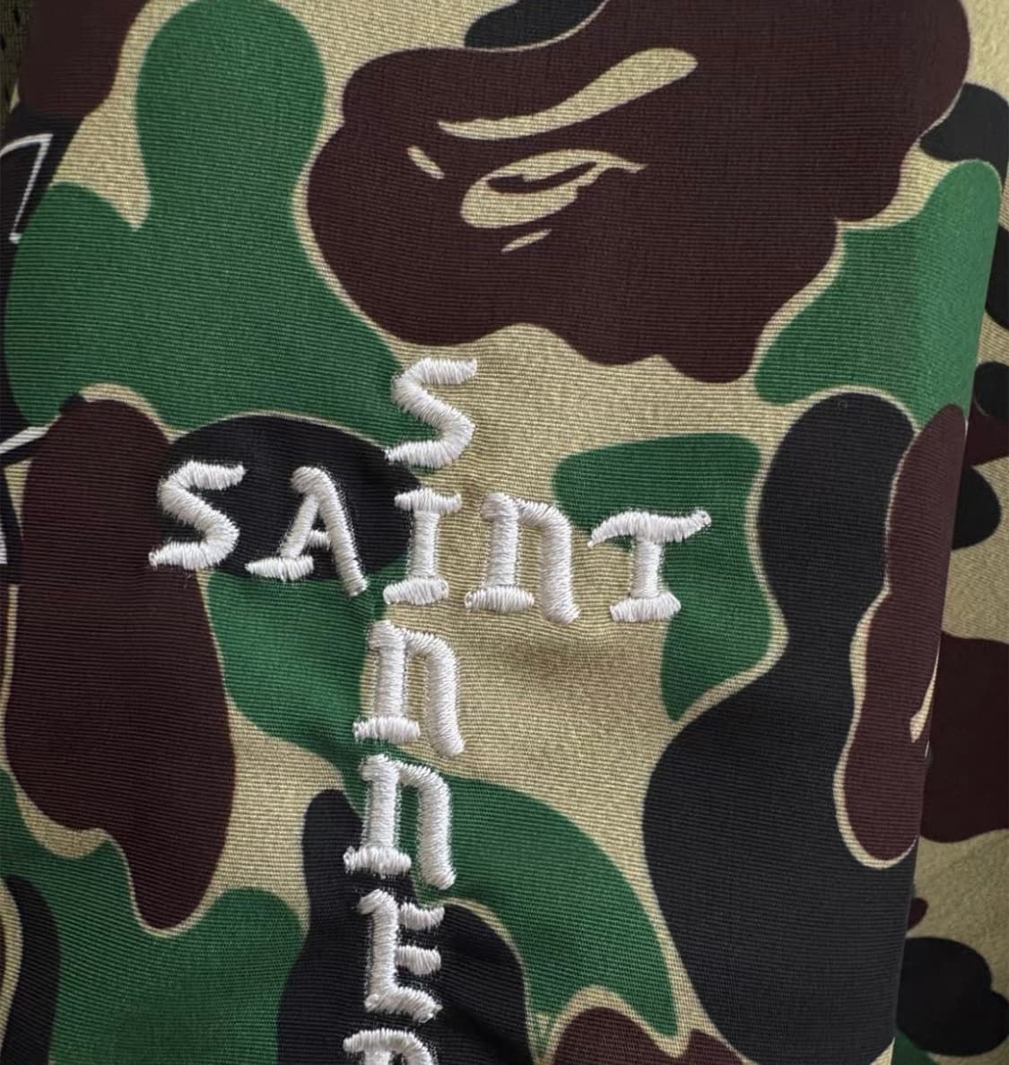 세인트 마이클 x 베이프 스테이프 트랙 자켓 카모 새상품 상품이미지4