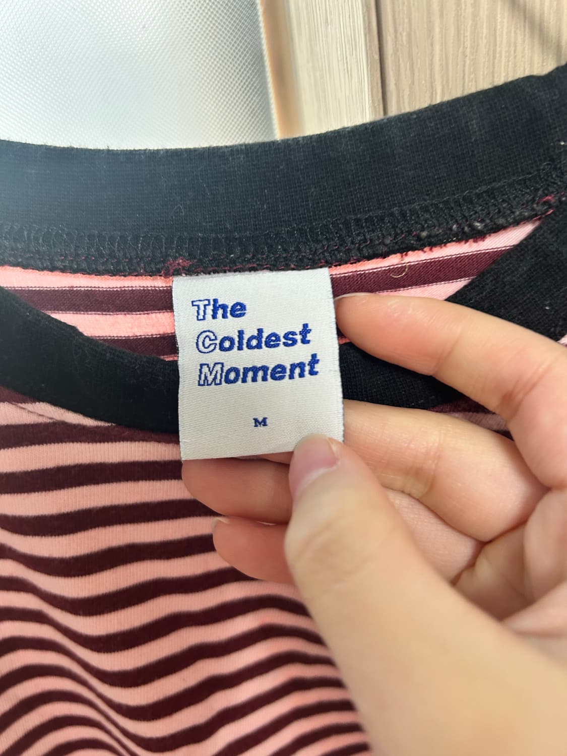 더콜디스트 모먼트 스트라이프 롱슬리브 m 상품이미지3