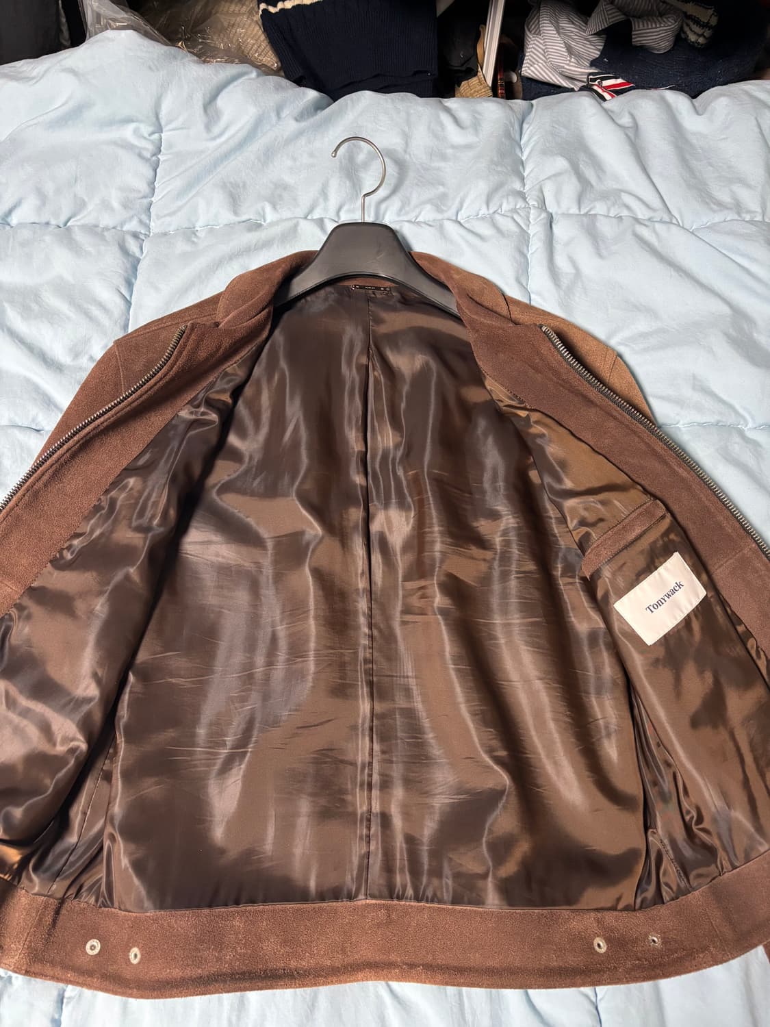 L) 토니웩 21fw 웨스턴 스웨이드 자켓 브라운 상품이미지5