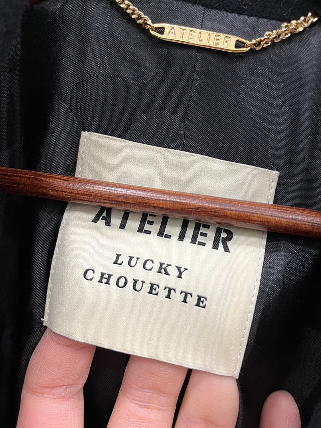 여) 럭키슈에뜨 아뜰리에 롱코트  상품이미지4