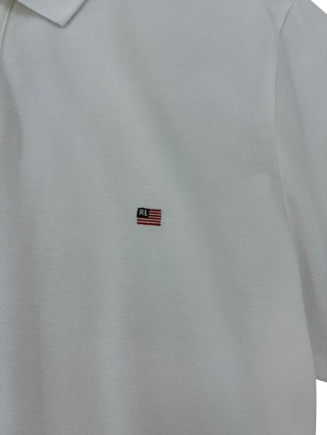 폴로 진스 피케티 카라키 반팔 화이트 (XL) 상품이미지4