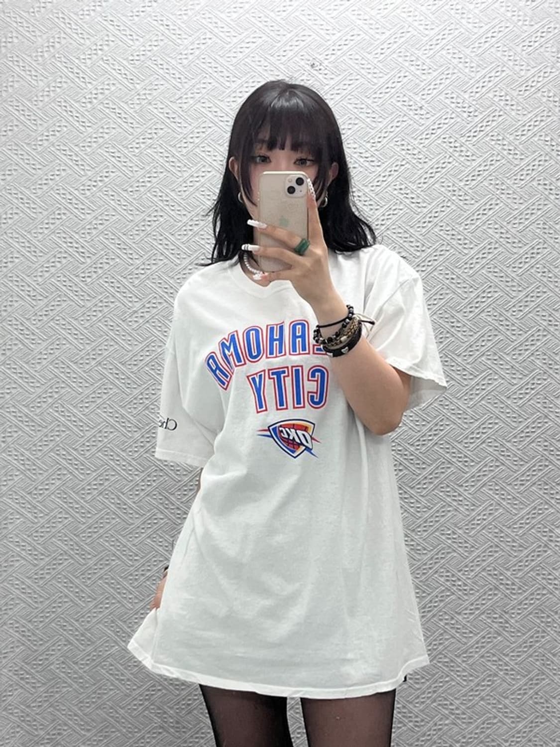 길단 빈티지 레트로 키치 오클라호마 반팔티 XL C10901 상품이미지2