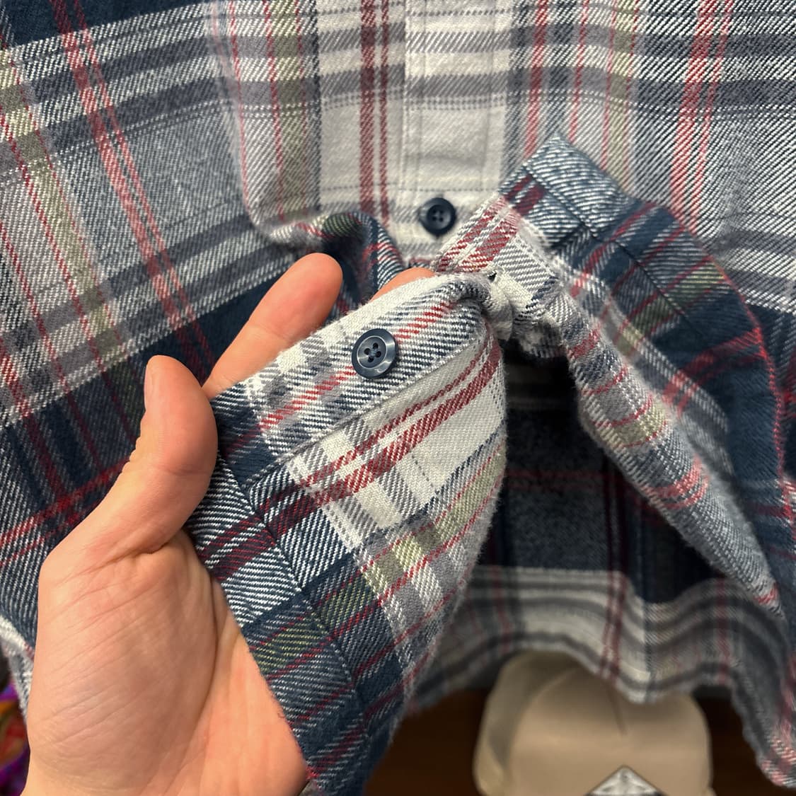 파타고니아 오가닉코튼 피요르드 플란넬 체크셔츠 투포켓 N879 상품이미지7