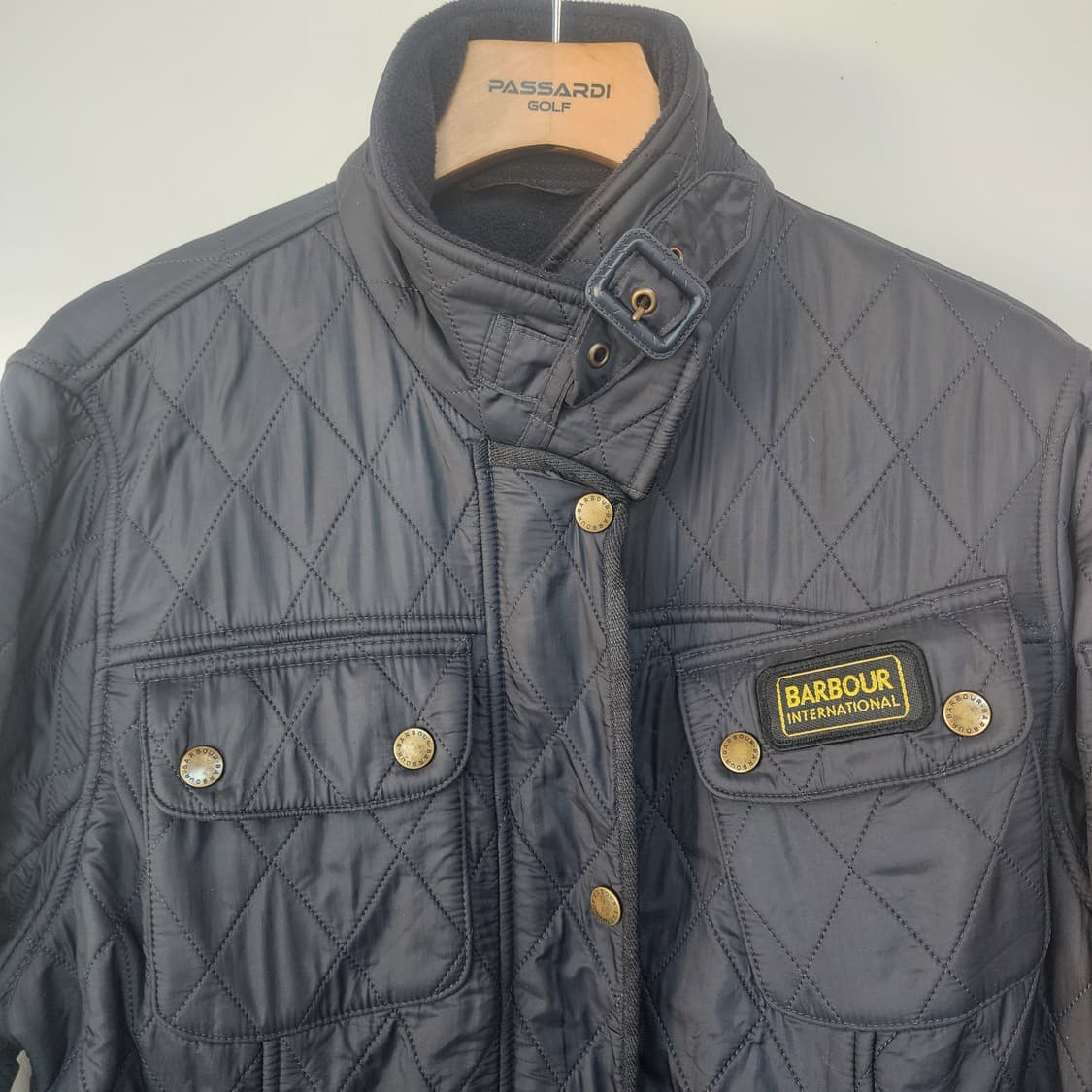 바버 퀼팅 자켓 블랙 상품이미지2