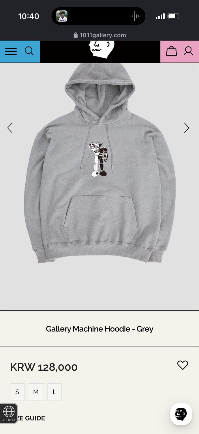 1011갤러리 후드티 상품이미지1
