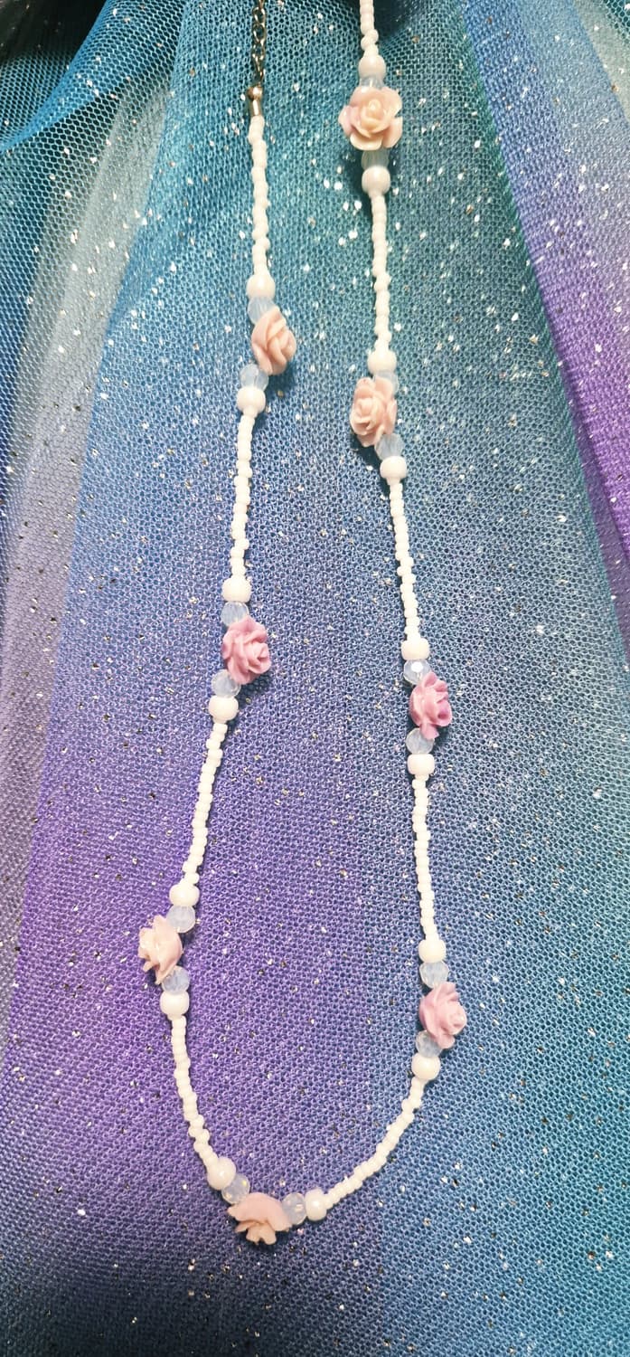 핸드메이드 송석장미 비즈목걸이 상품이미지7