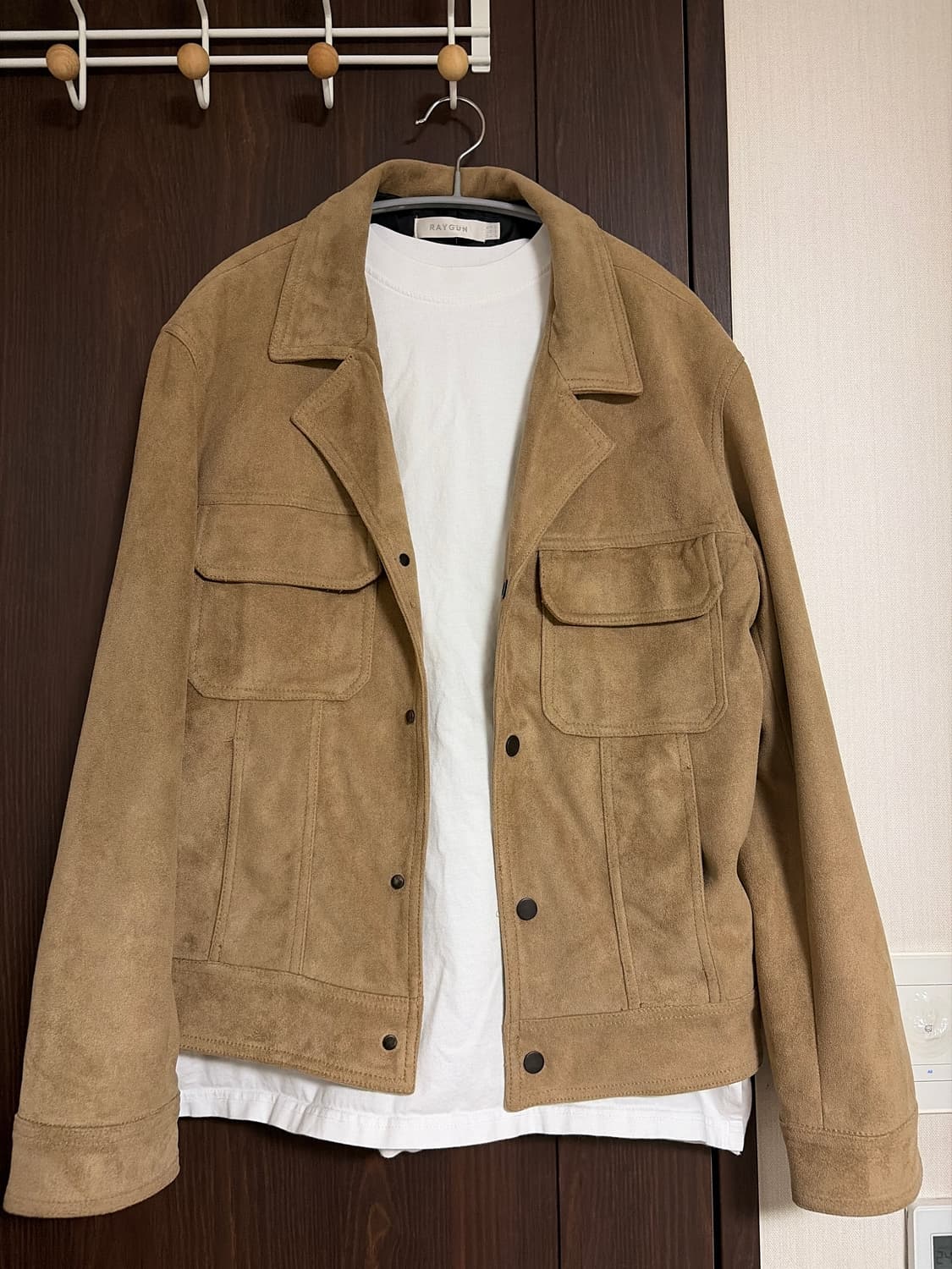 스웨이드 크롭 자켓 M L 상품이미지1