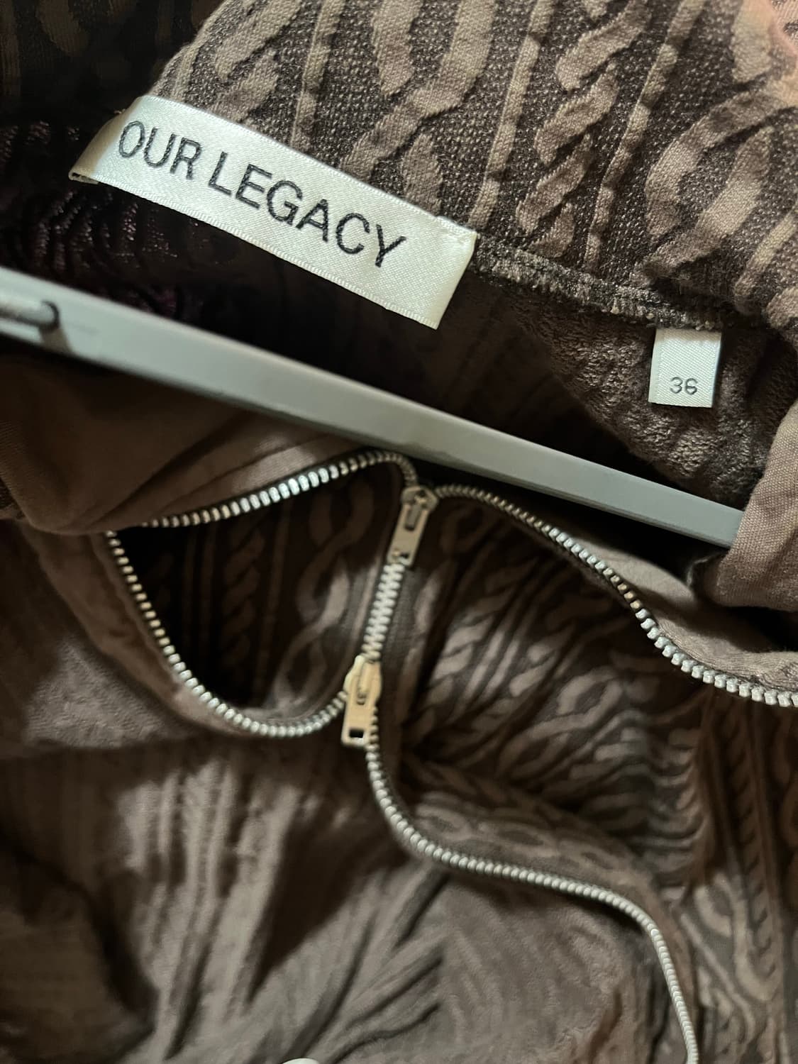 아워레가시 슈렁큰 자카드 집업 (36) 상품이미지7