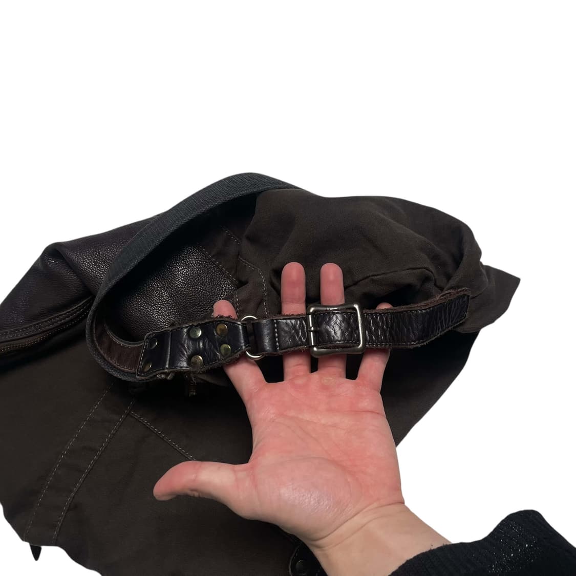 Regalo 레더 코튼 폴드 백 상품이미지8