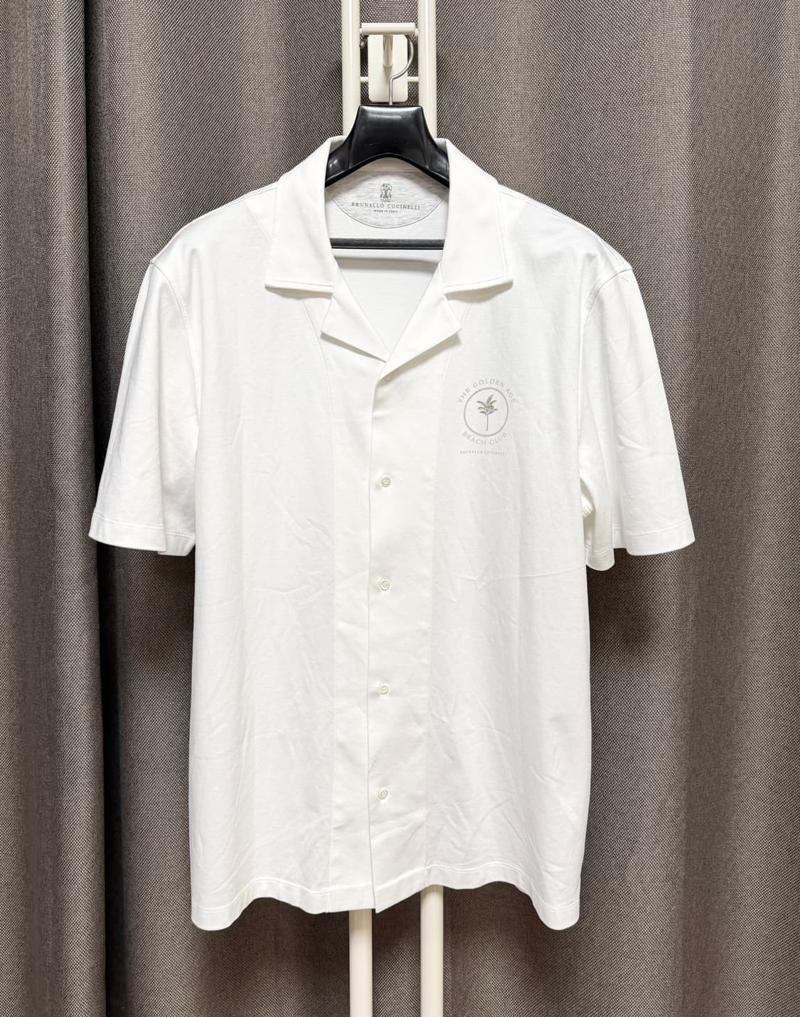 브루넬로 쿠치넬리 / 비치 클럽 오픈 칼라 셔츠 / L (국내 105) 상품이미지1