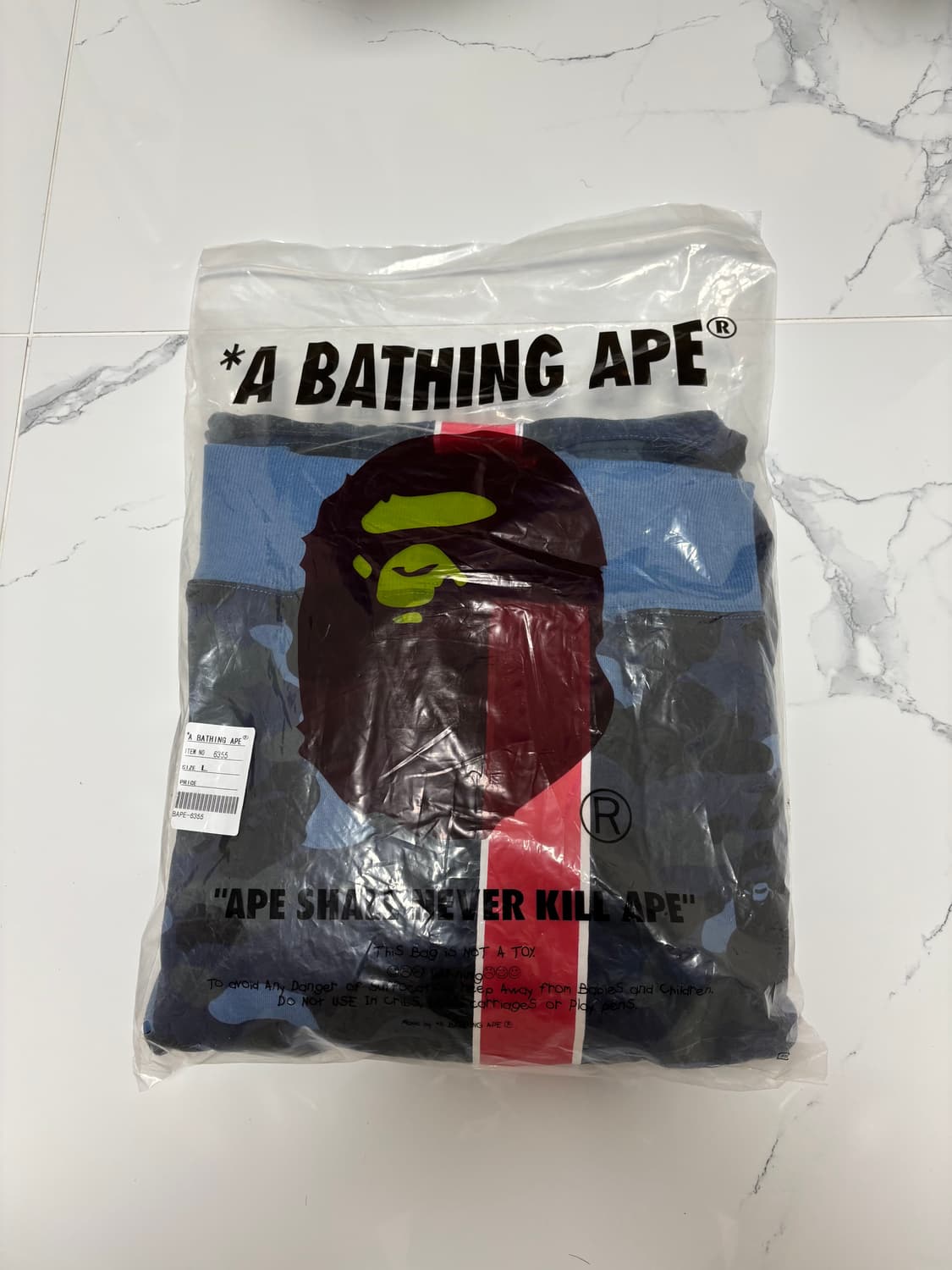 새상품 베이프 파리생제르망 샤크후드 L 상품이미지6