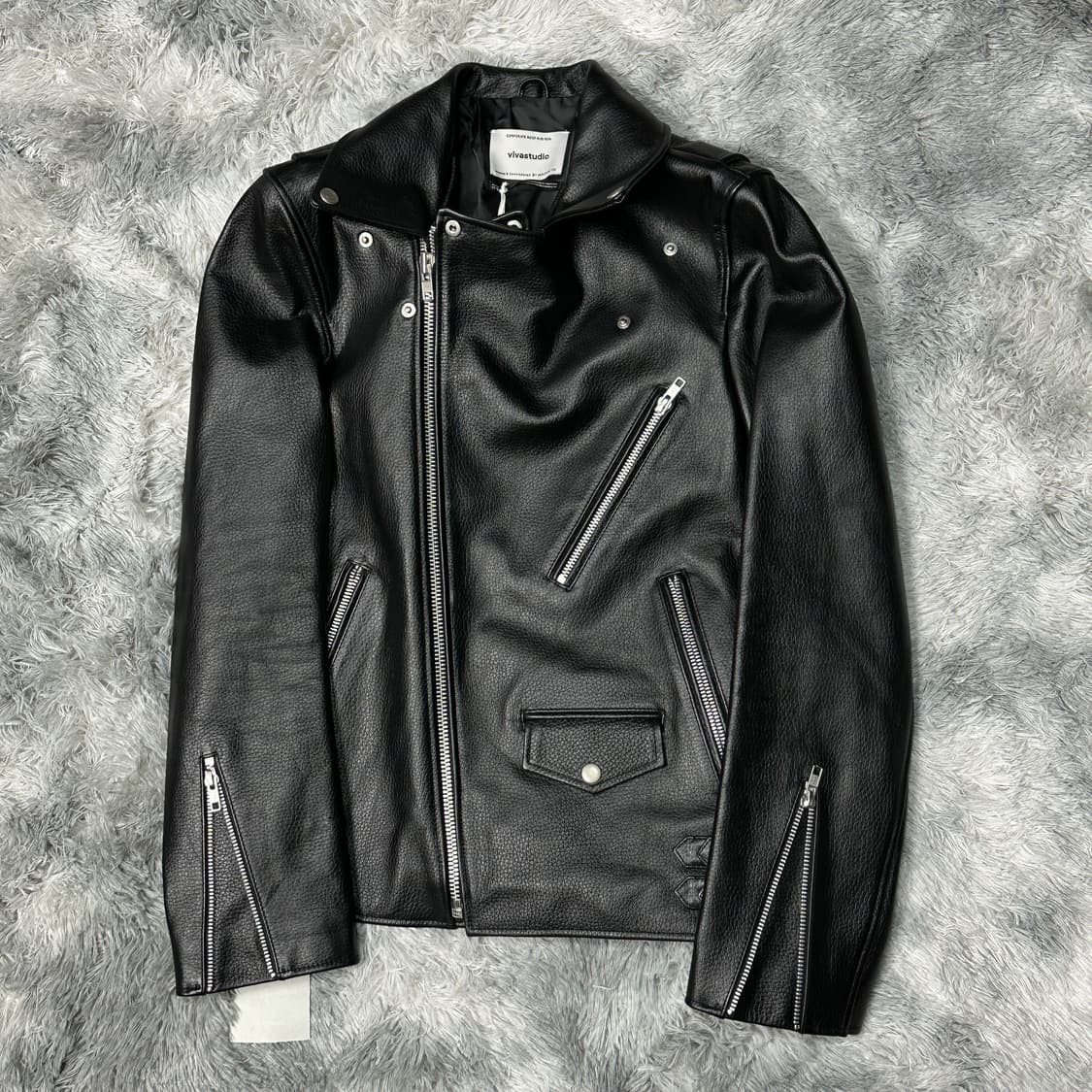 비비스튜디오 레더 라이더자켓 s 상품이미지3