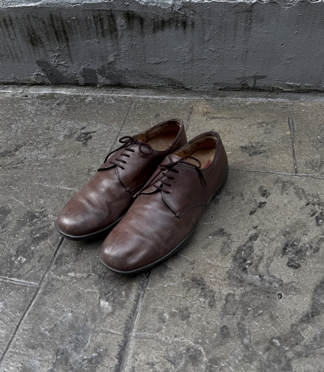 프라다 스포츠 빈티지 레더 더비 슈즈 상품이미지2