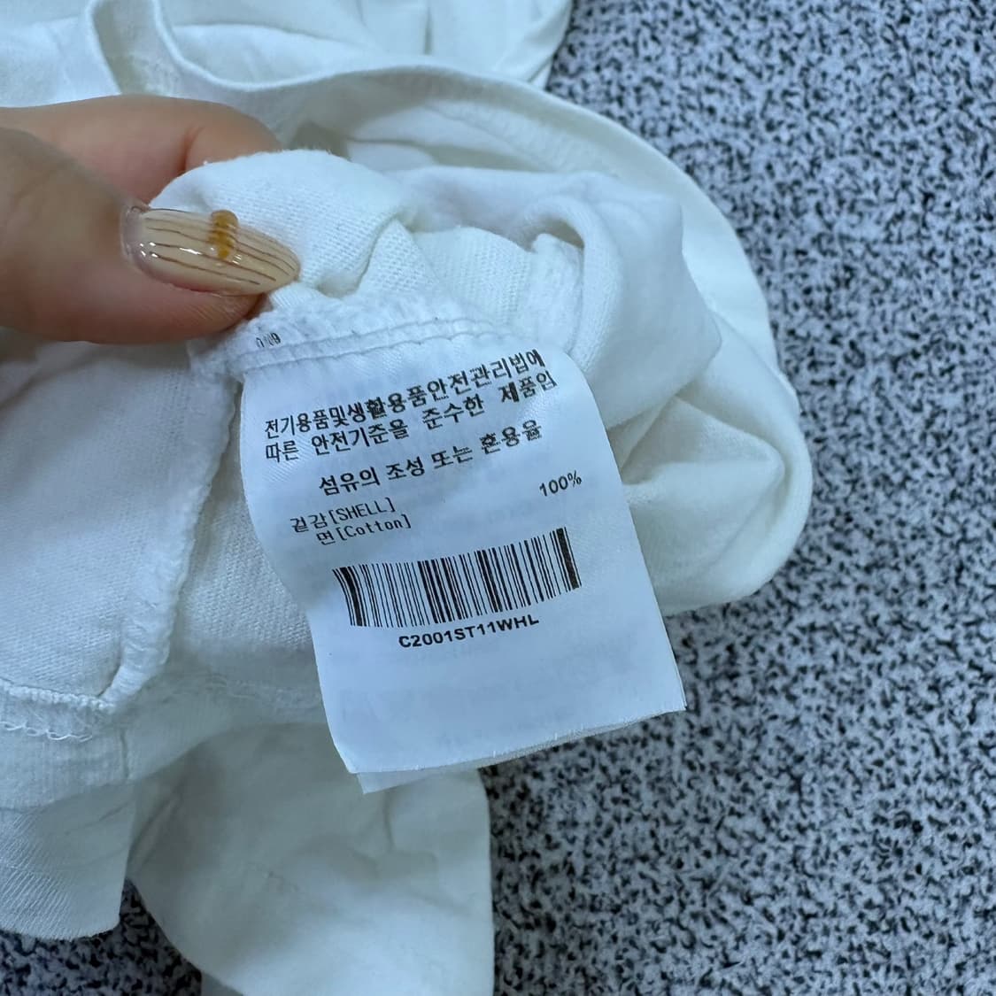 L 커버낫 레터링 반팔 티셔츠 0414J 상품이미지4