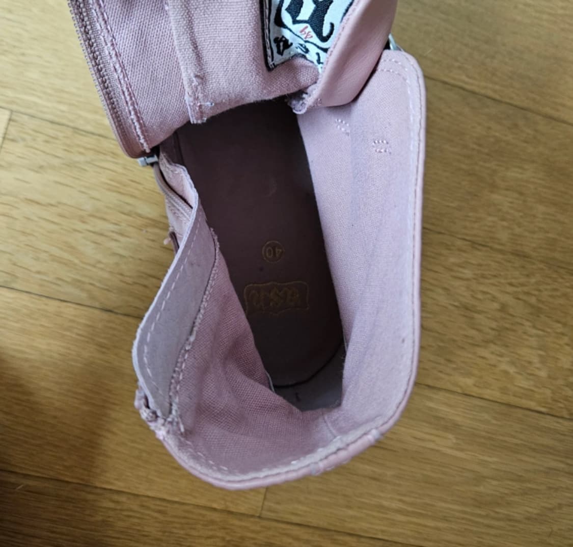 Ash 아쉬 핑크 가죽 하이탑 스니커즈 40 상품이미지2