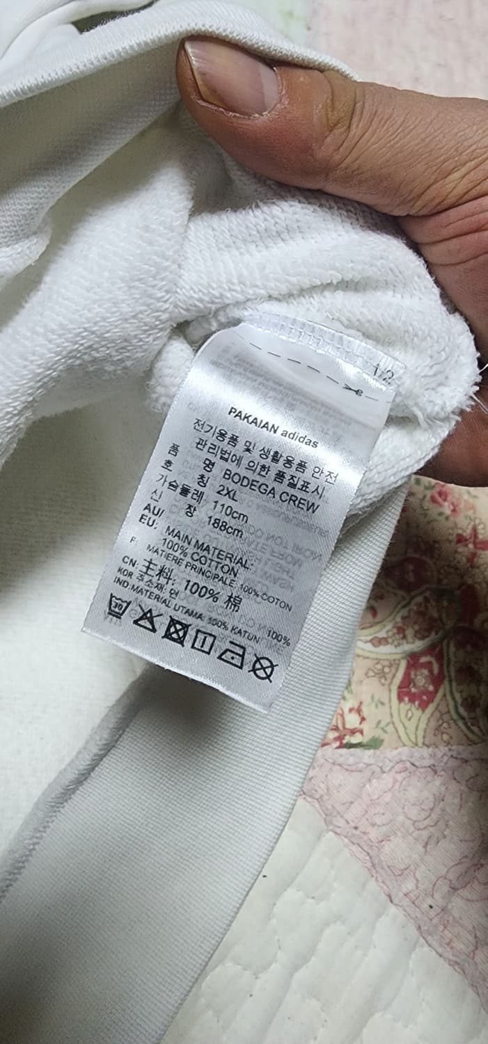 아디다스 남성 맨투맨 티셔츠110 상태굿 상품이미지4