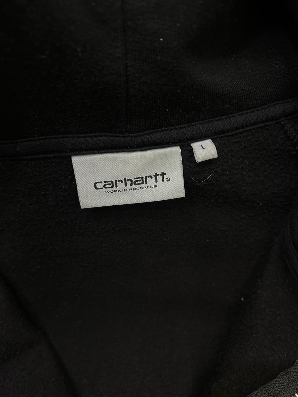 [L]칼하트Wip 스펠로고 아노락 후드/기모/가오리핏 상품이미지5