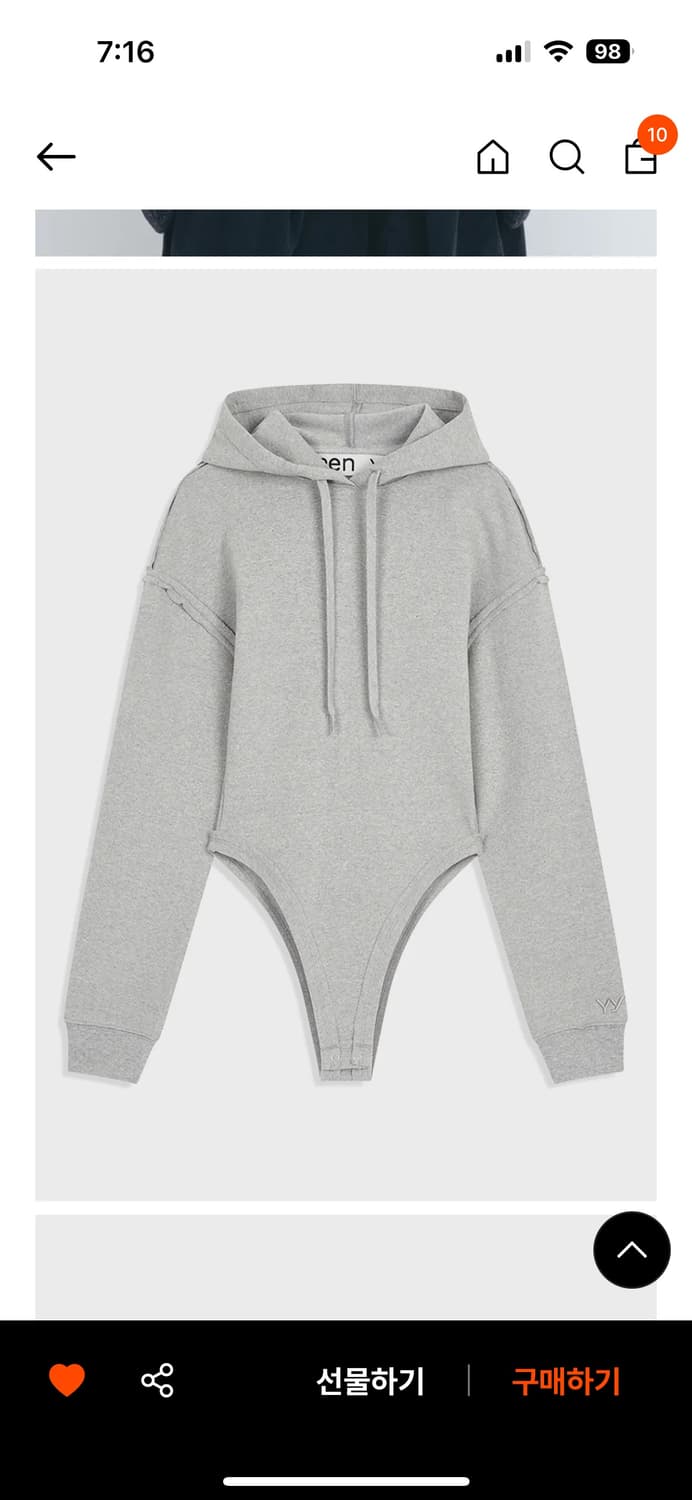 openyy hoodie suit gray S 상품이미지4