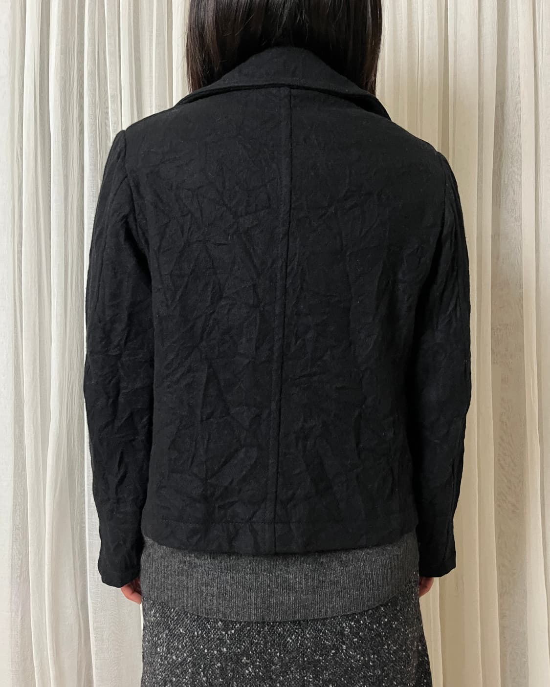 꼼데가르송 축융 울 숏 더블자켓  comme des garcons 상품이미지2