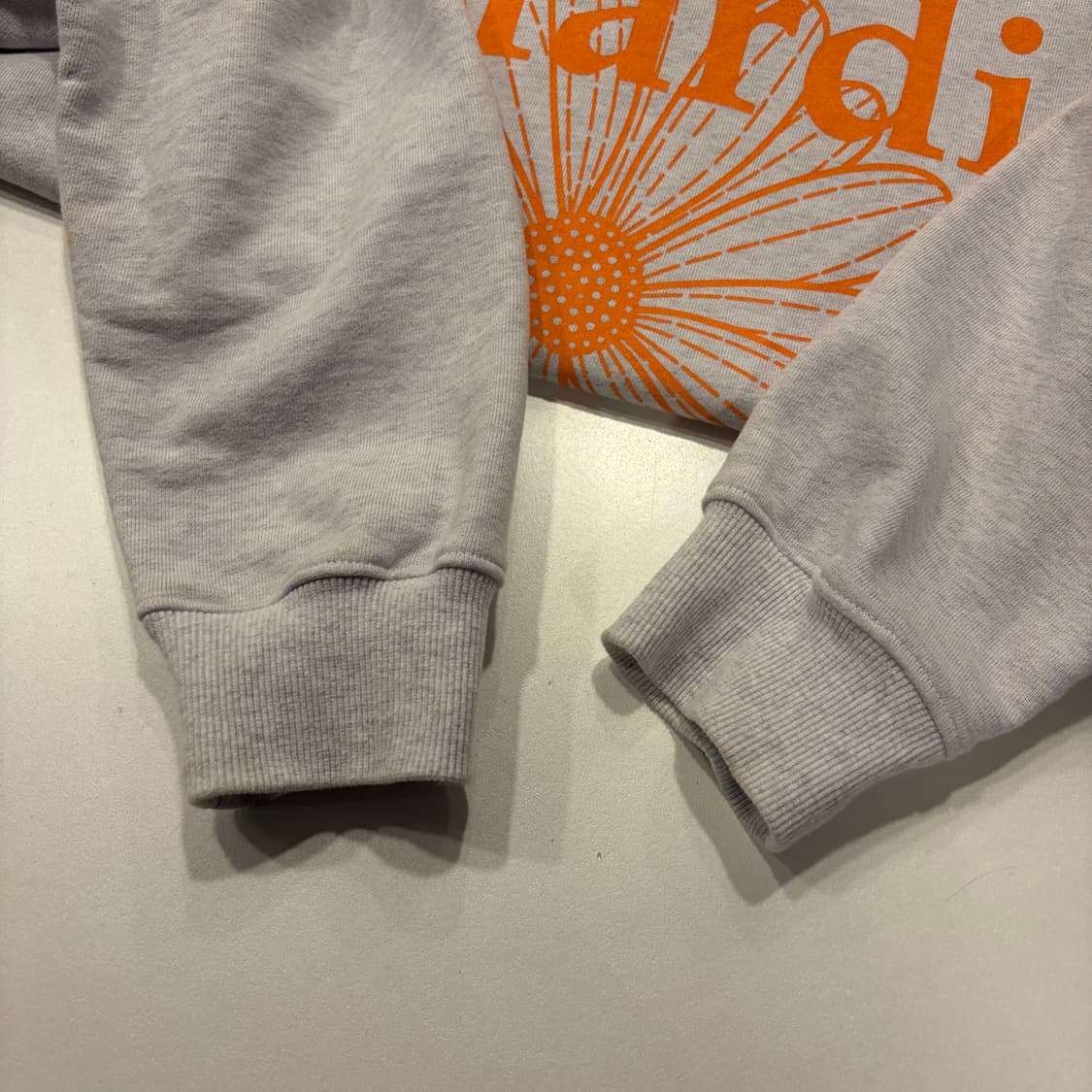 마르디 메크르디 플라워 맨투맨 그레이 D194 상품이미지5