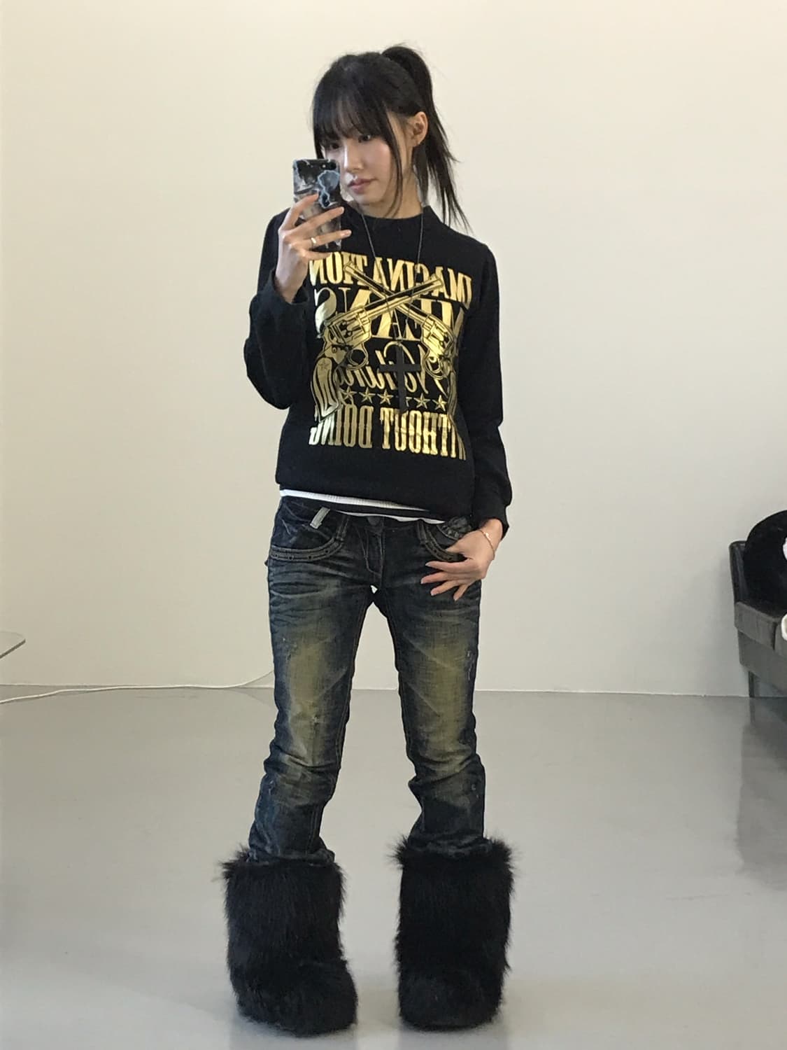 LOLITA JEANS Y2K Union Denim Pants 상품이미지4