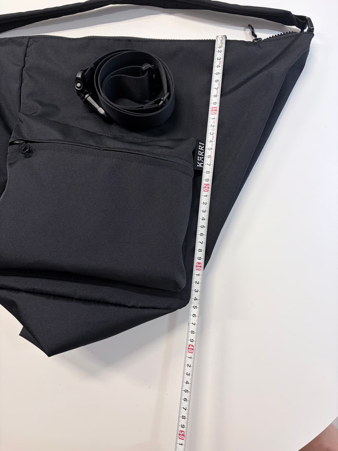 Amiacalva 2way 숄더백 코듀라 블랙 미디움 상품이미지3