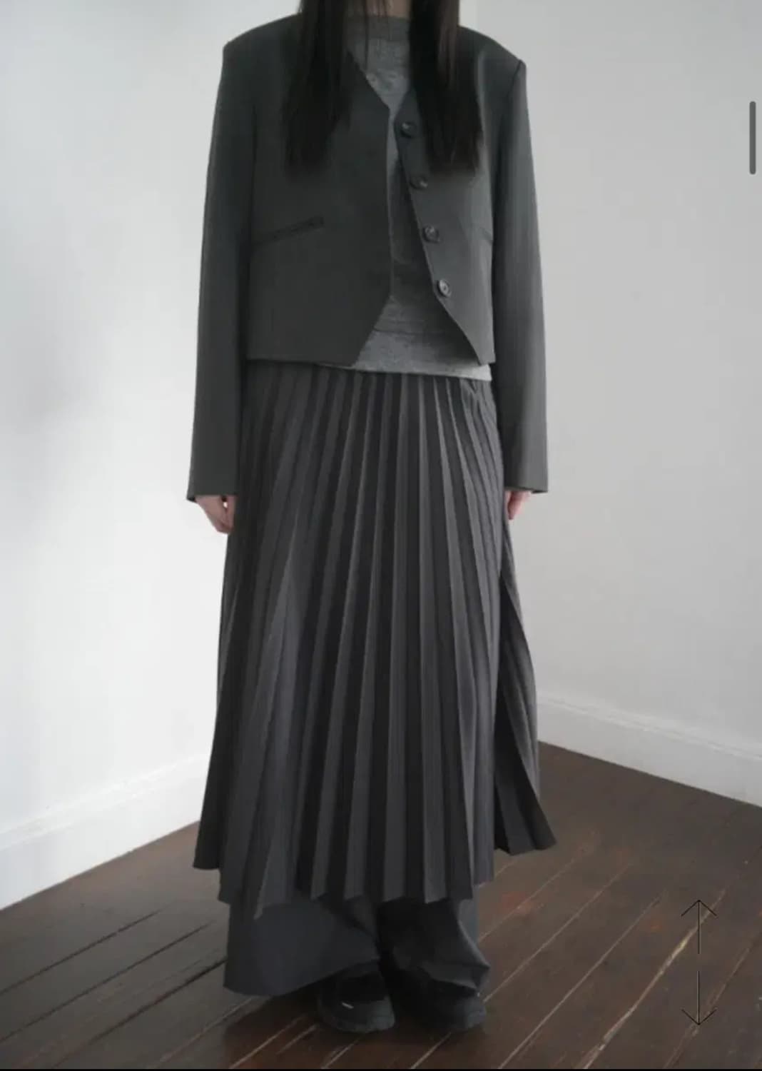 애프터먼데이 피노 플리츠 스커트 팬츠 M 상품이미지1