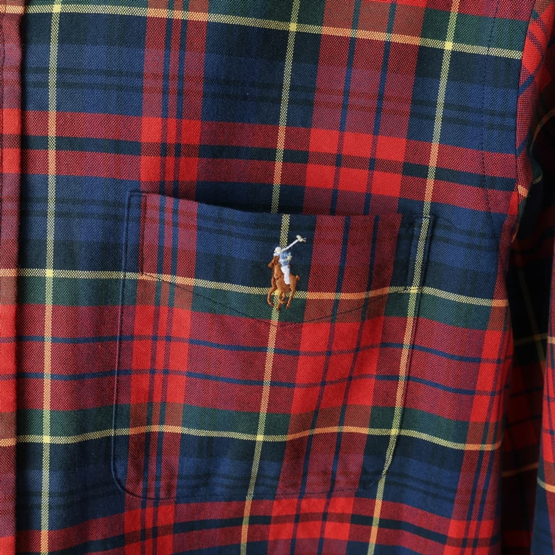 95/폴로 포켓 코튼 체크셔츠 상품이미지4