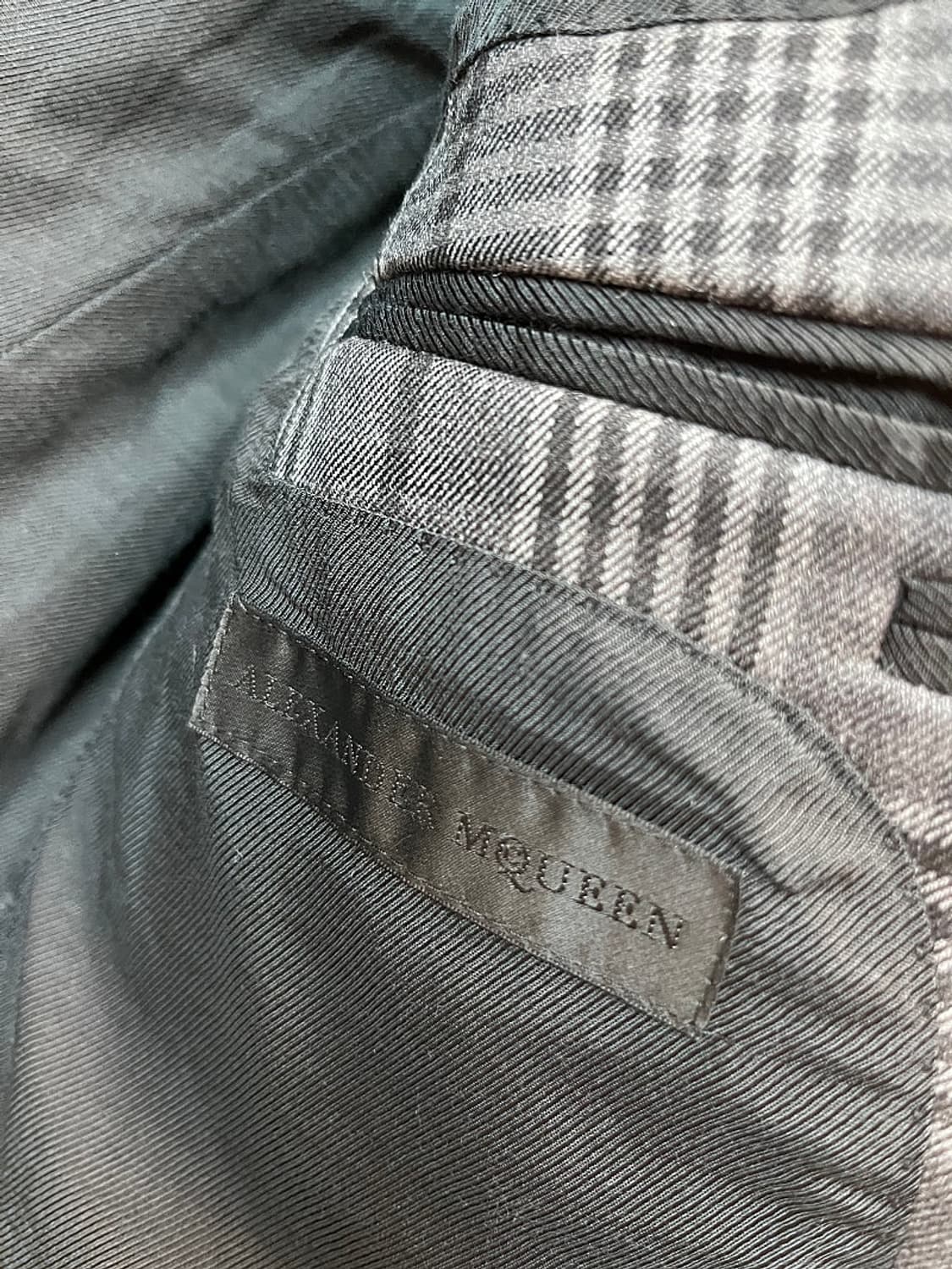 95) 알렉산더맥퀸 그레이 체크자켓  상품이미지5