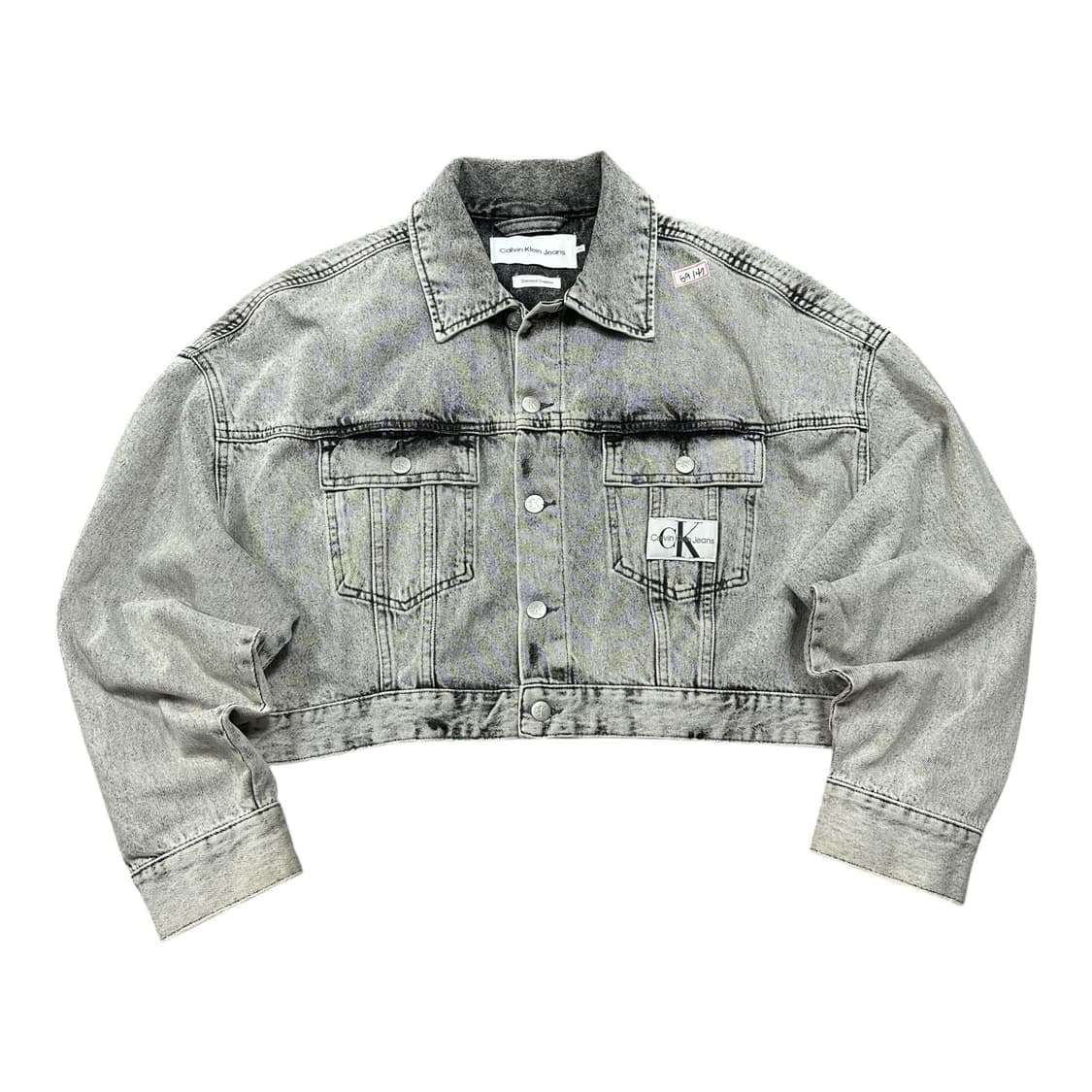 ✨ (바배) CK 캘빈클라인 오버사이즈 크롭 자켓 상품이미지1