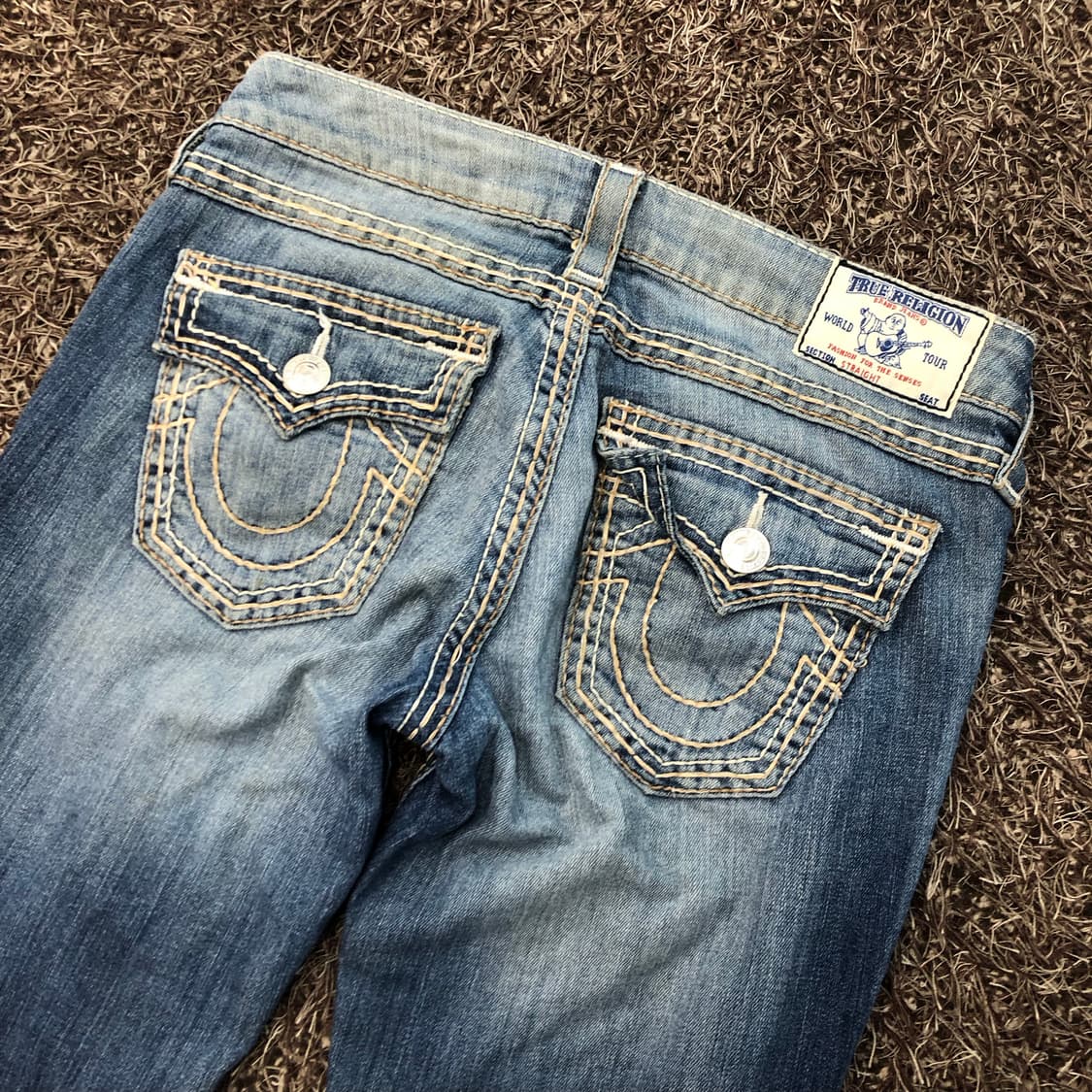 트루릴리전 워싱 스트레이트진 데님 팬츠 상품이미지5