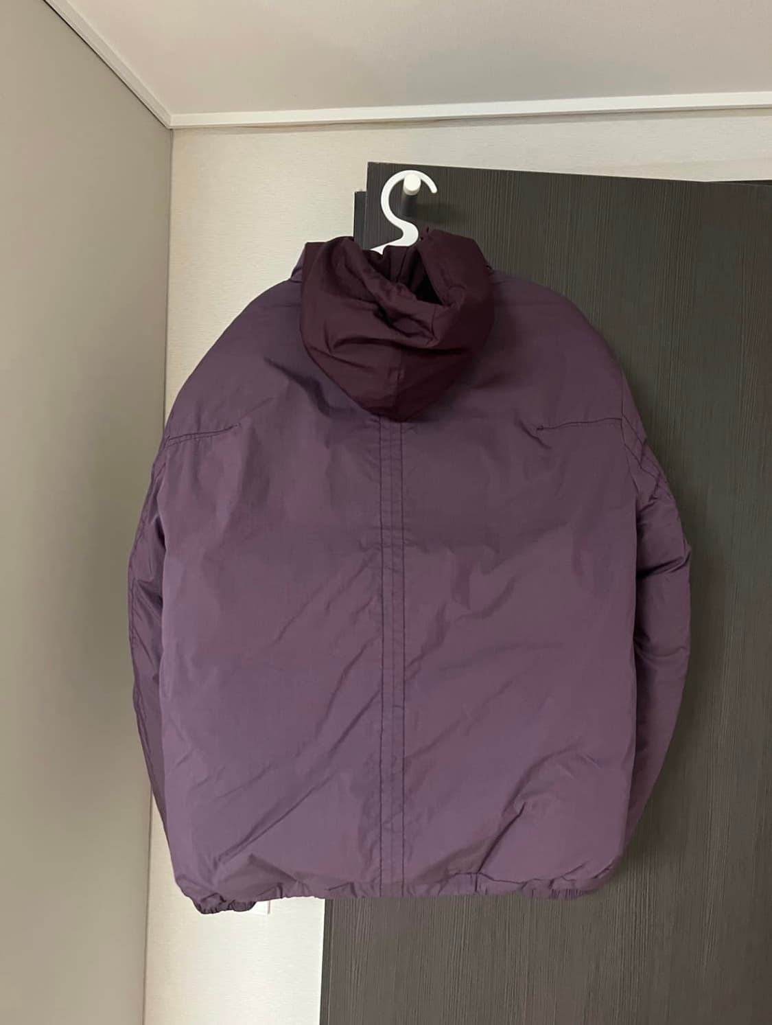 누마레 ee 슈렁큰 패딩 퍼플 m사이즈 상품이미지5