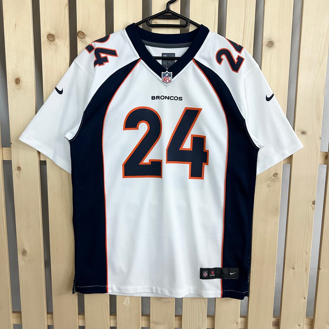 (L) 나이키 NFL 덴버 브롱코스 24 반팔 유니폼 상품이미지1