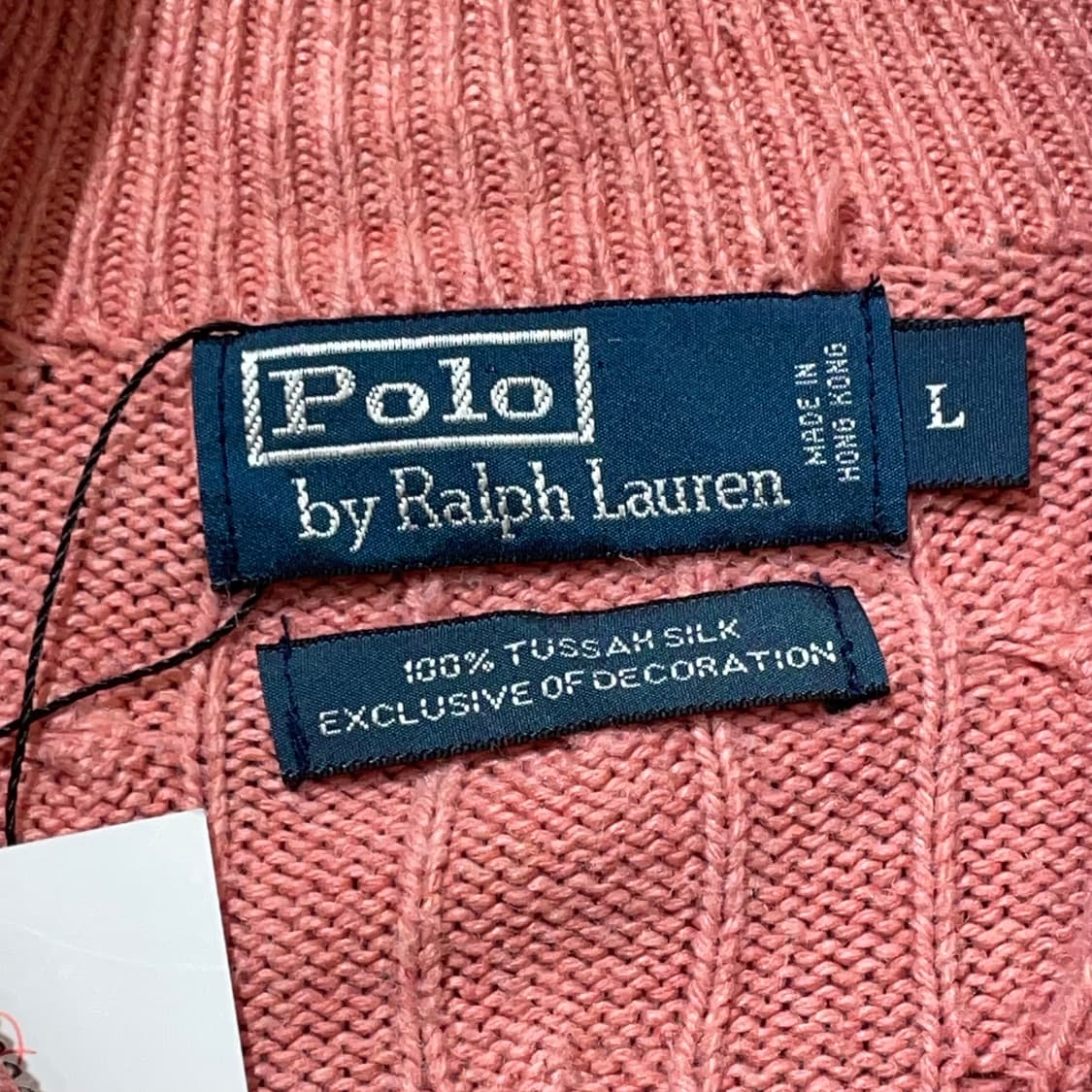 (L) POLO 폴로 랄프로렌 케이블 빈집업 니트 상품이미지6