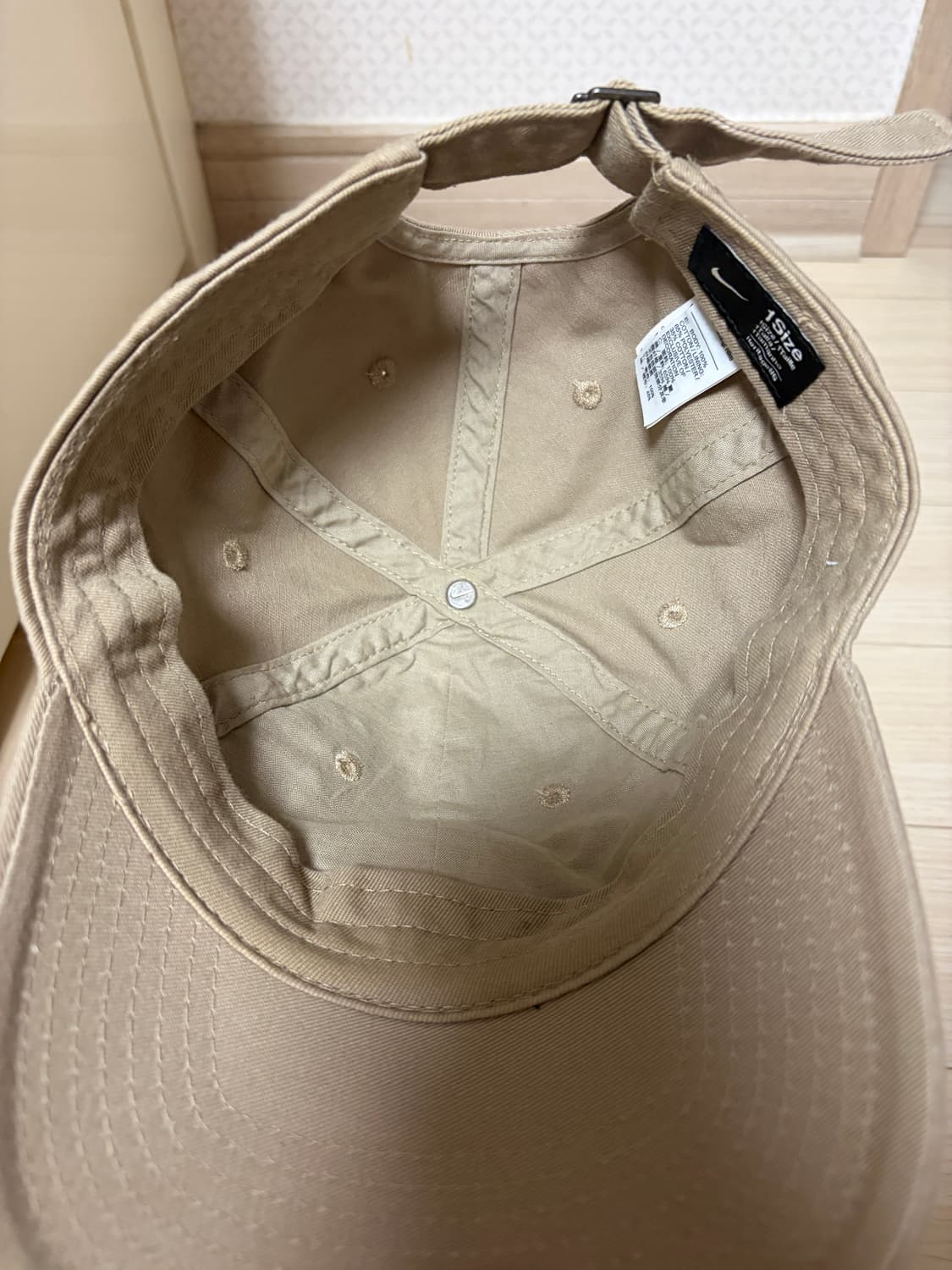 나이키 헤리티지 86 퓨추라 워시드 캡 카키 상품이미지3