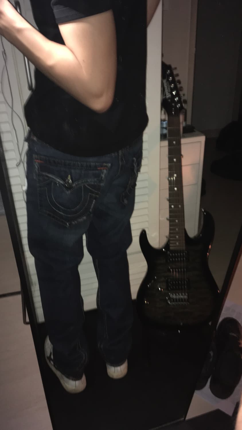 트루릴리전 조이 워싱 부츠컷 데님 y2k 상품이미지2