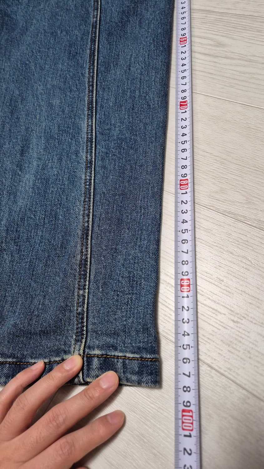 리버클래시 허리밴딩 플리츠 데님 팬츠 상품이미지7