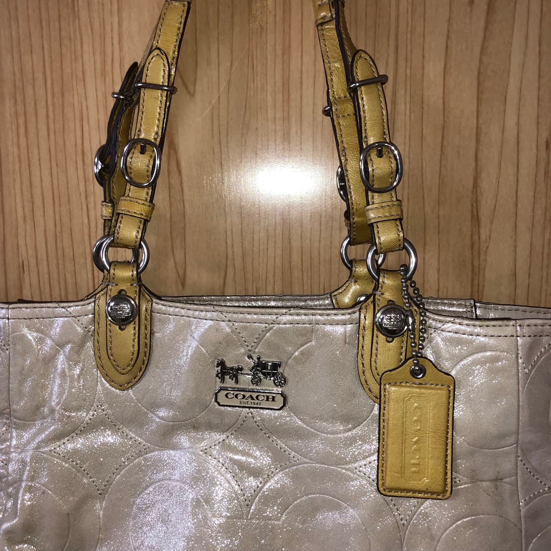 코치 골드펄 숄더백 🎇  상품이미지2