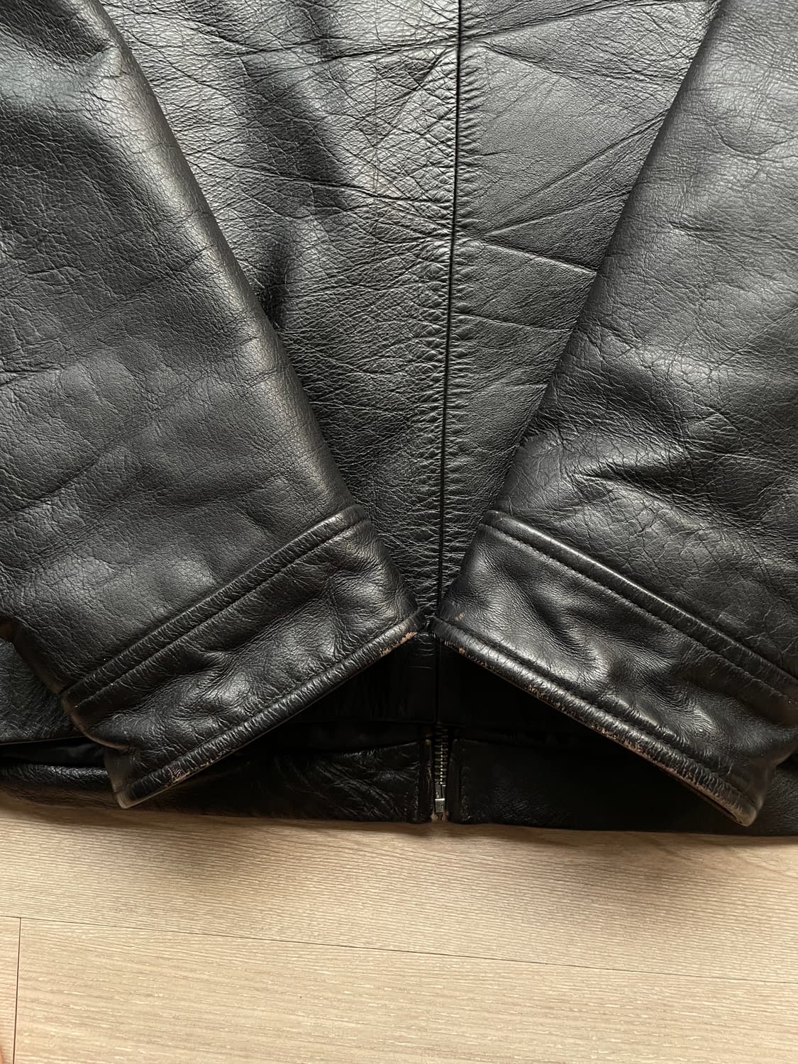 90s 올드갭 레더 자켓 블랙 상품이미지10