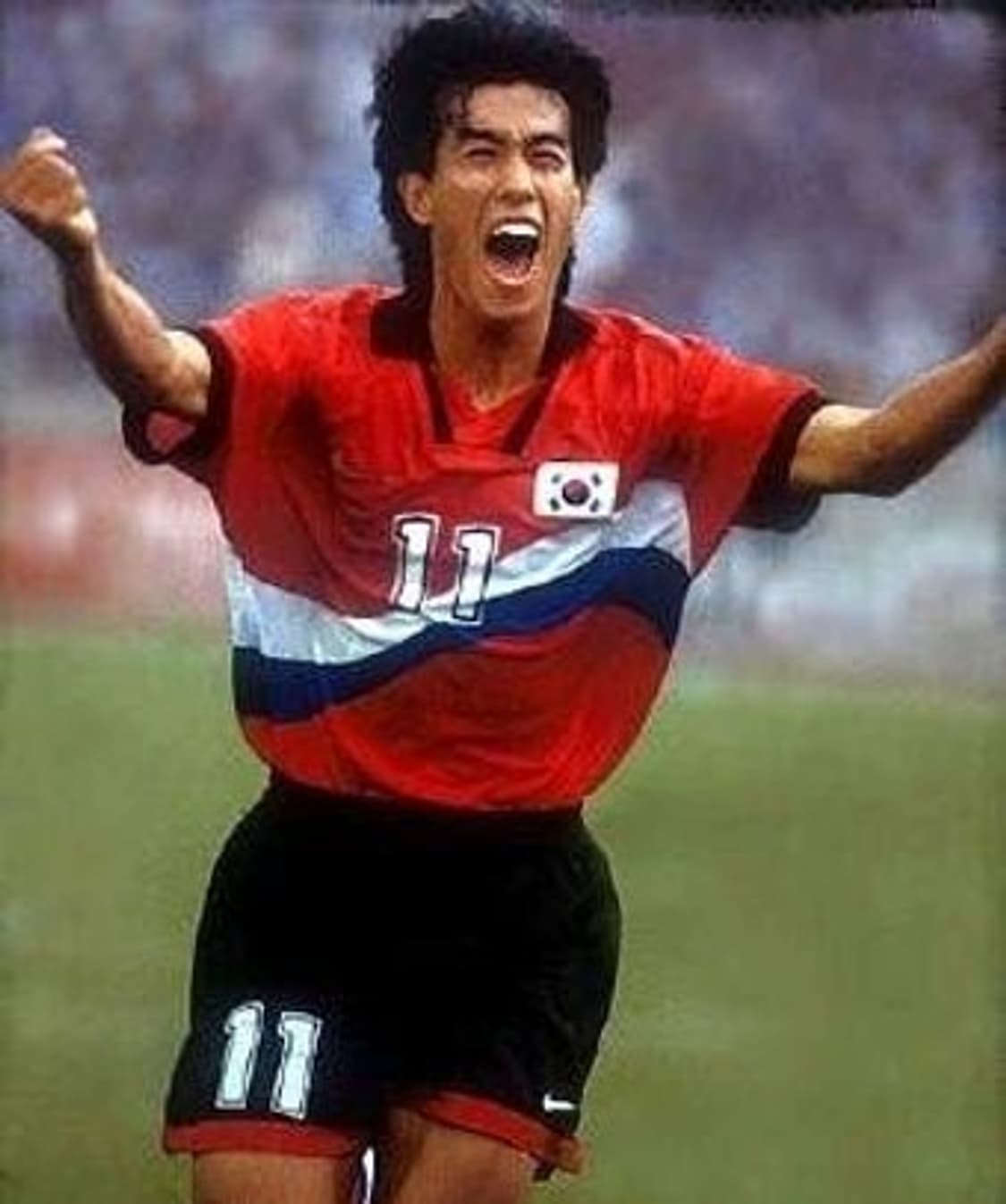 96/98 대한민국 국가대표 축구 복원유니폼 (유상철마킹) 상품이미지3